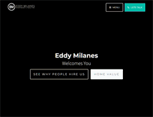 Tablet Screenshot of eddymilanes.com